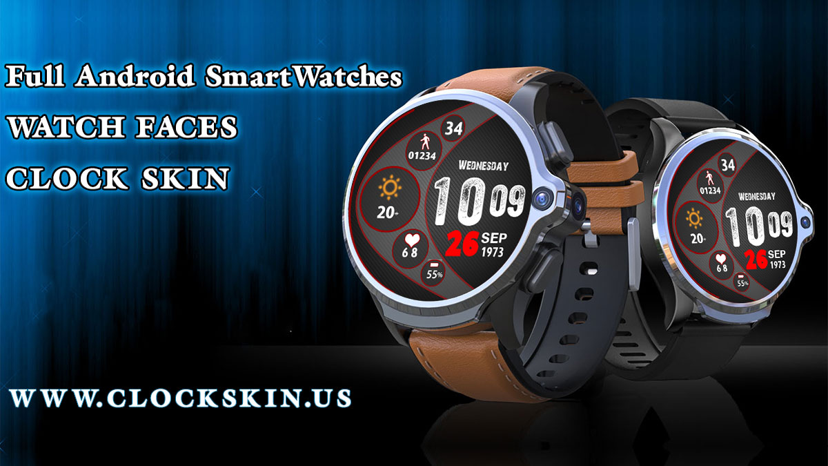 Watch face kw88, CLOCK SKINS, ANDROID WATCH ClockSkin
