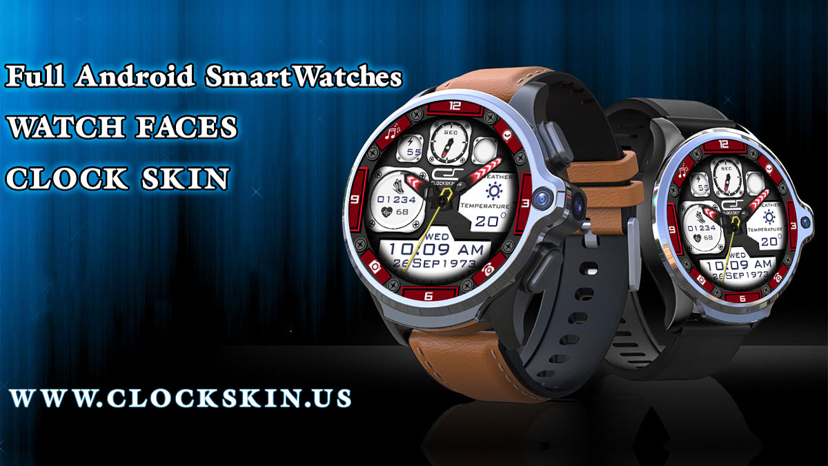 digital watch with changeable faces