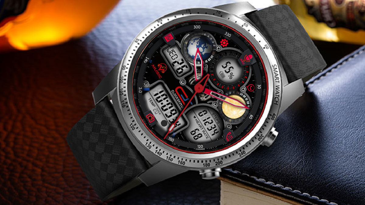 watch faces Clock skin for full android smart watch ClockSkin