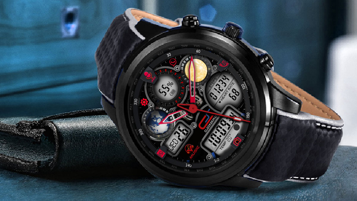 watch faces Clock skin for full android smart watch ClockSkin