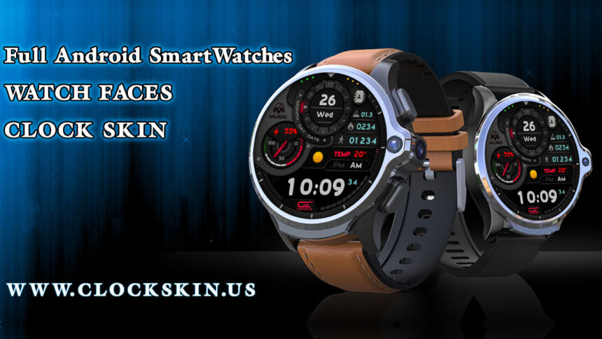 cool watch faces, full Android smartwatches - ClockSkin