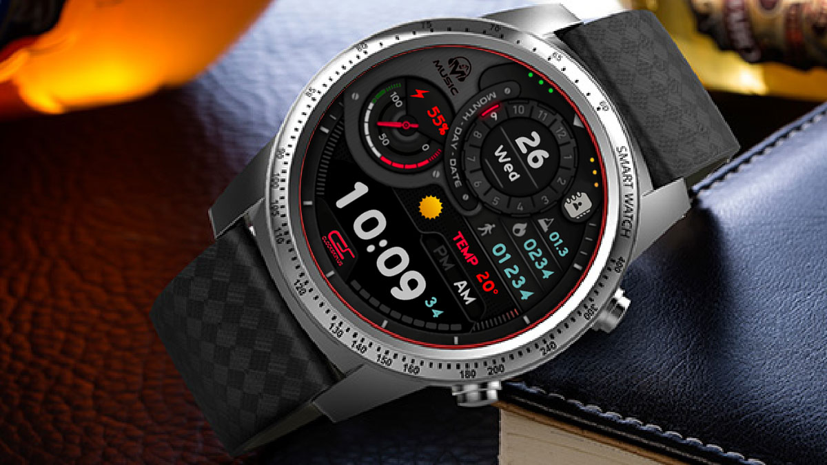 cool watch faces, full Android smartwatches ClockSkin