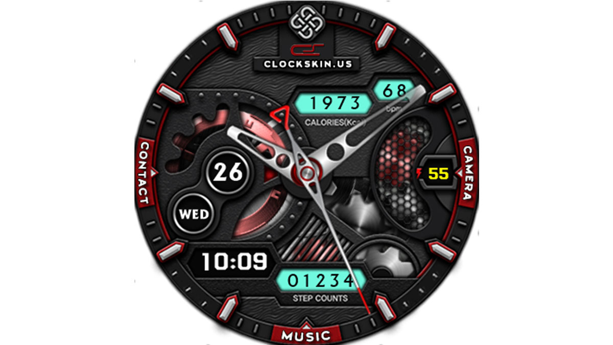 ROLLME S08 faces, for full Android smartwatches - ClockSkin